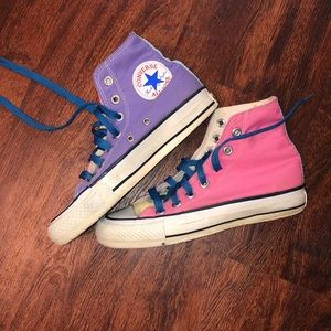 pastel color block converse